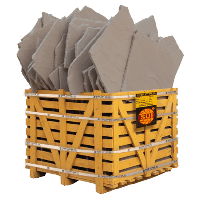 Autumn Brown Flagstone — bulk natural stone available at Behrens Landscape Material & Supply in Deer Park, IL