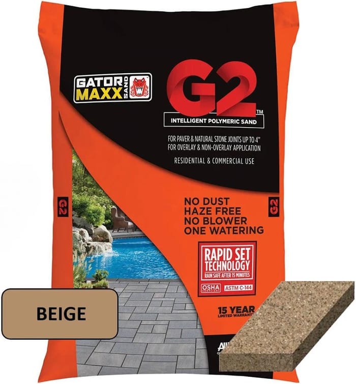 Polymeric Sand Beige (Tan) — bulk sand available at Behrens Landscape Material & Supply in Deer Park, IL