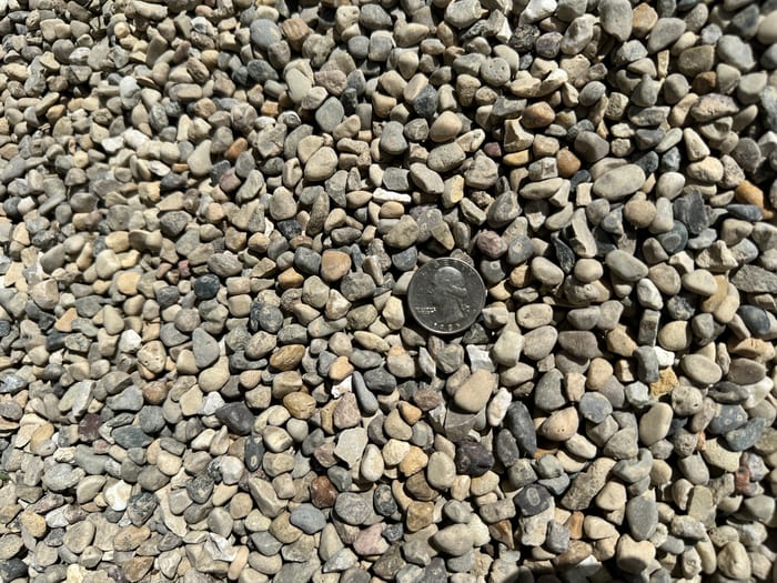 Pea Stone — bulk stone & gravel available at Behrens Landscape Material & Supply in Deer Park, IL