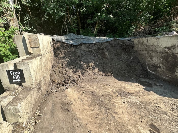 Free Fill — bulk topsoil & organics available at Behrens Landscape Material & Supply in Deer Park, IL