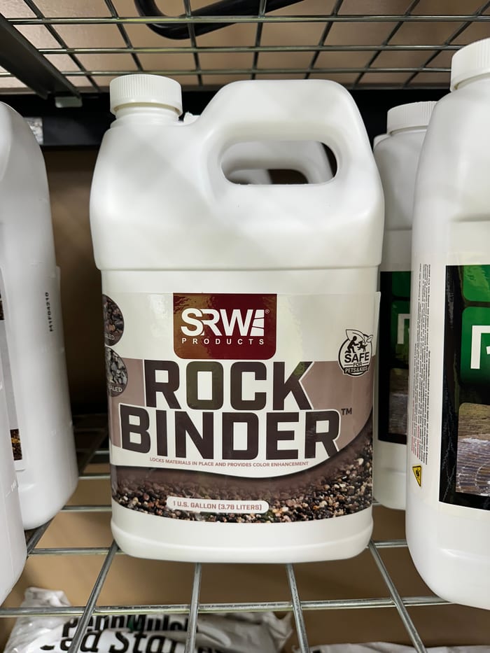 Rock Binder 1 Gallon — bulk stone & gravel available at Behrens Landscape Material & Supply in Deer Park, IL