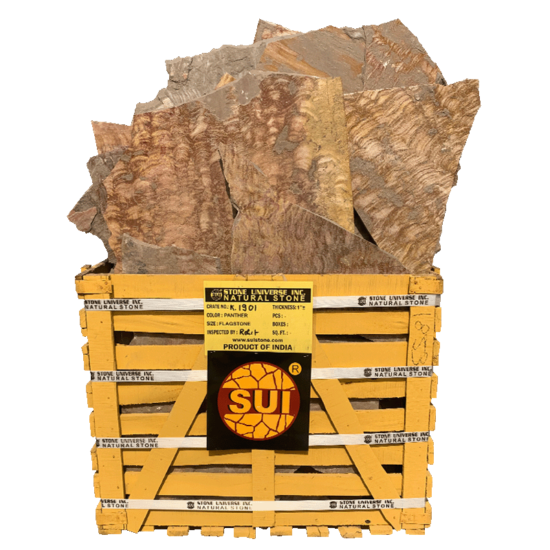 Panther Flagstone — bulk natural stone at Behrens Landscape Material & Supply, Deer Park IL