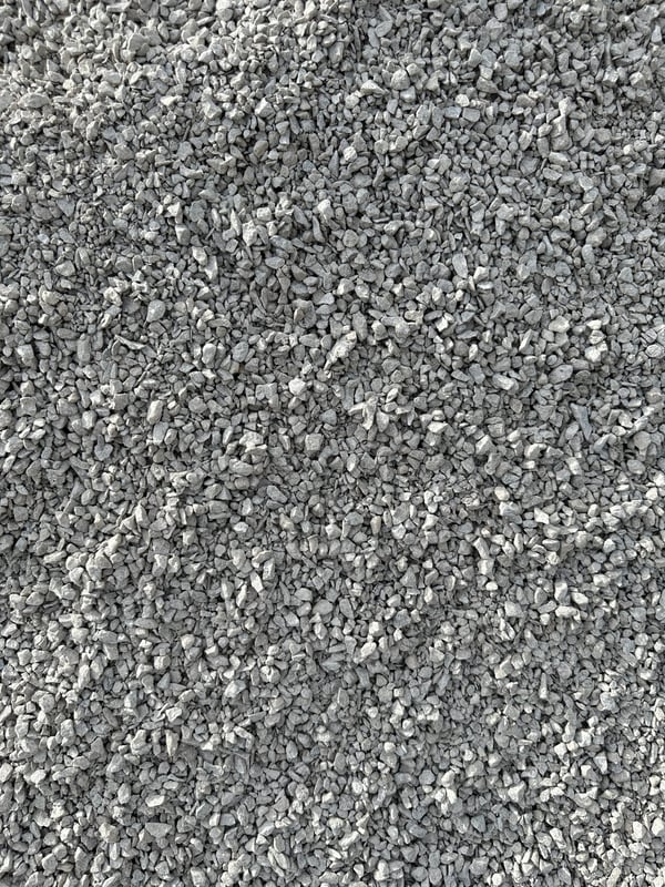 Crushed stone and gravel