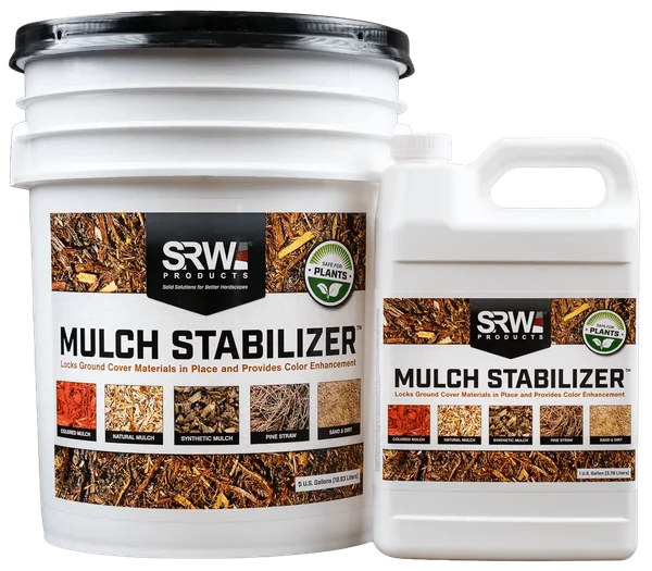 Mulch Stabilizer 5 Gallon — bulk mulch at Behrens Landscape Material & Supply, Deer Park IL