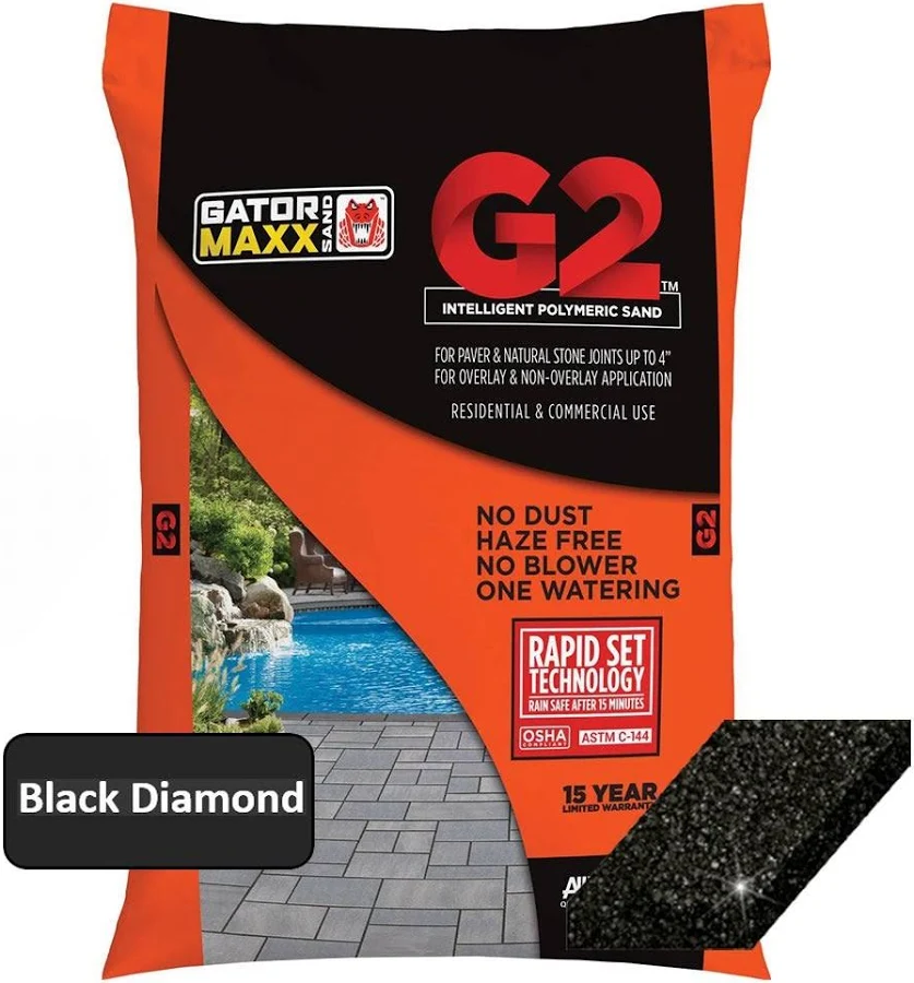 Polymeric Sand Black — bulk sand at Behrens Landscape Material & Supply, Deer Park IL