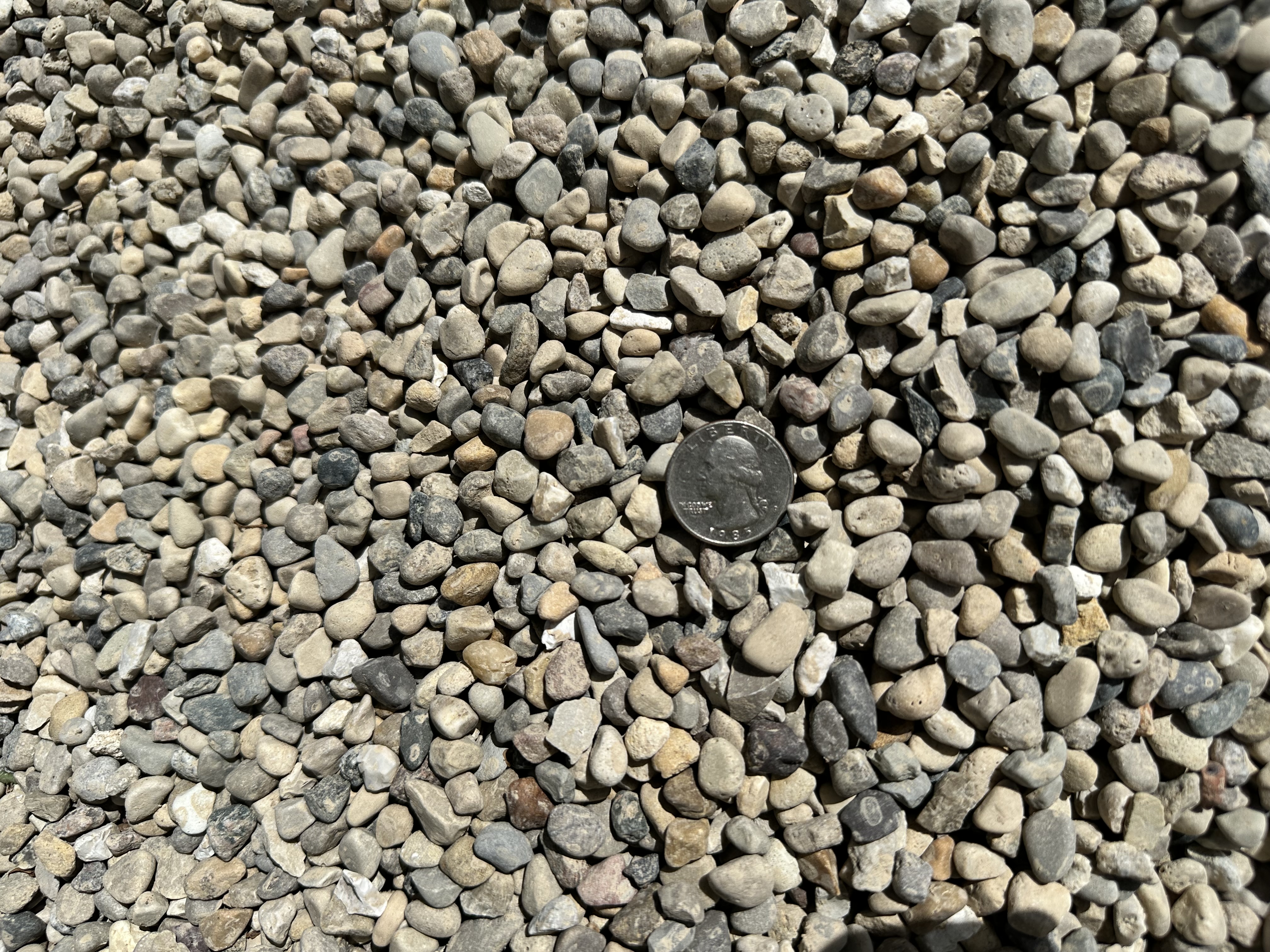 Pea Stone — bulk stone & gravel at Behrens Landscape Material & Supply, Deer Park IL