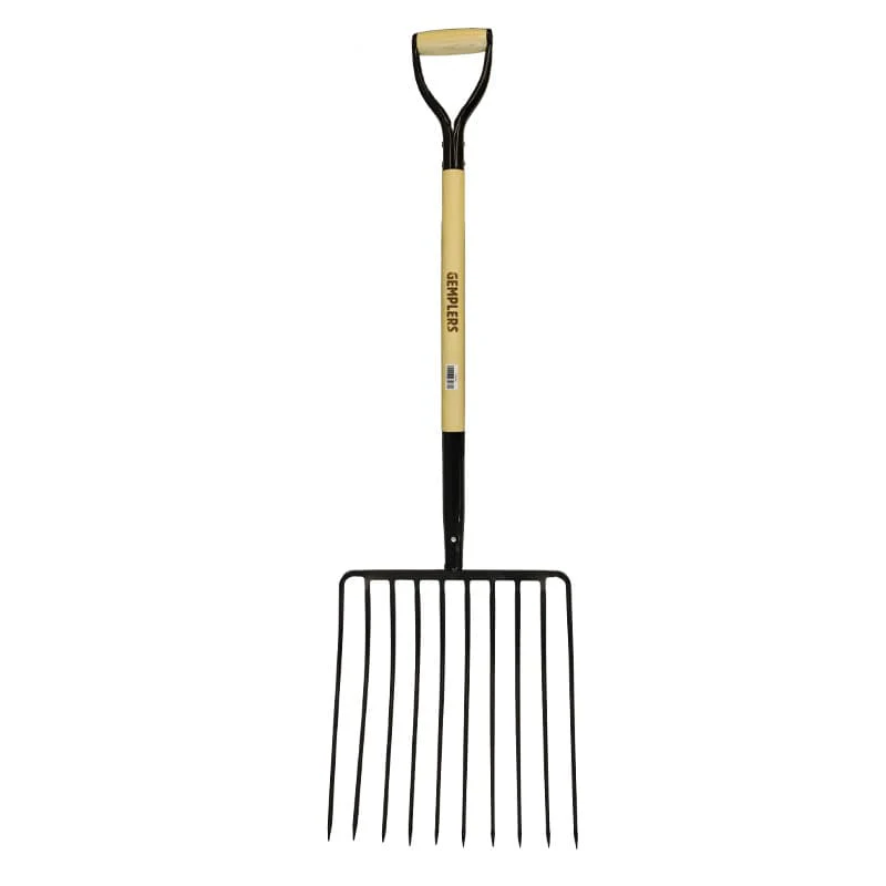 10-Tine Mulch Fork — bulk tools at Behrens Landscape Material & Supply, Deer Park IL