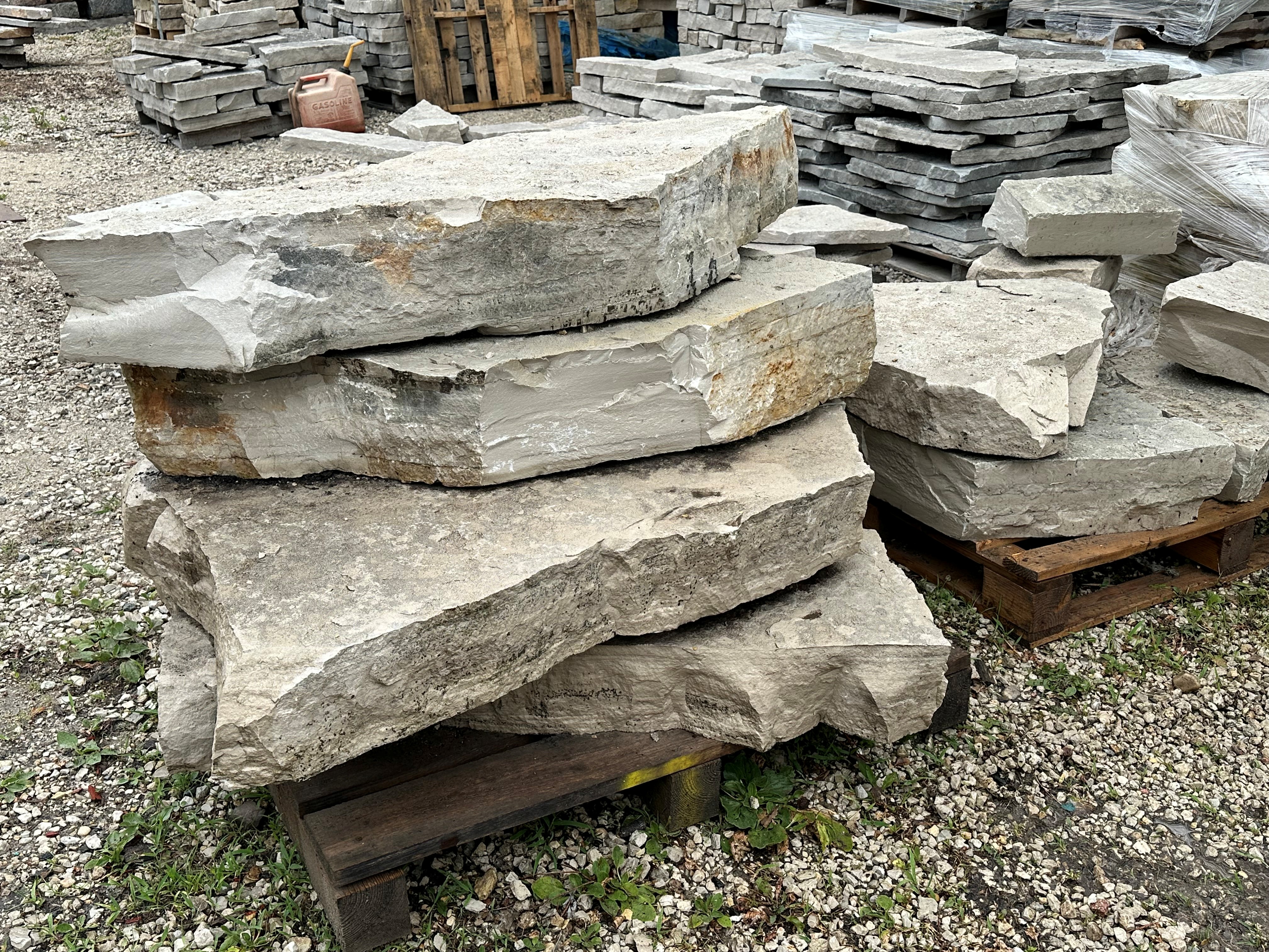 Fond du Lac Outcropping — bulk natural stone at Behrens Landscape Material & Supply, Deer Park IL