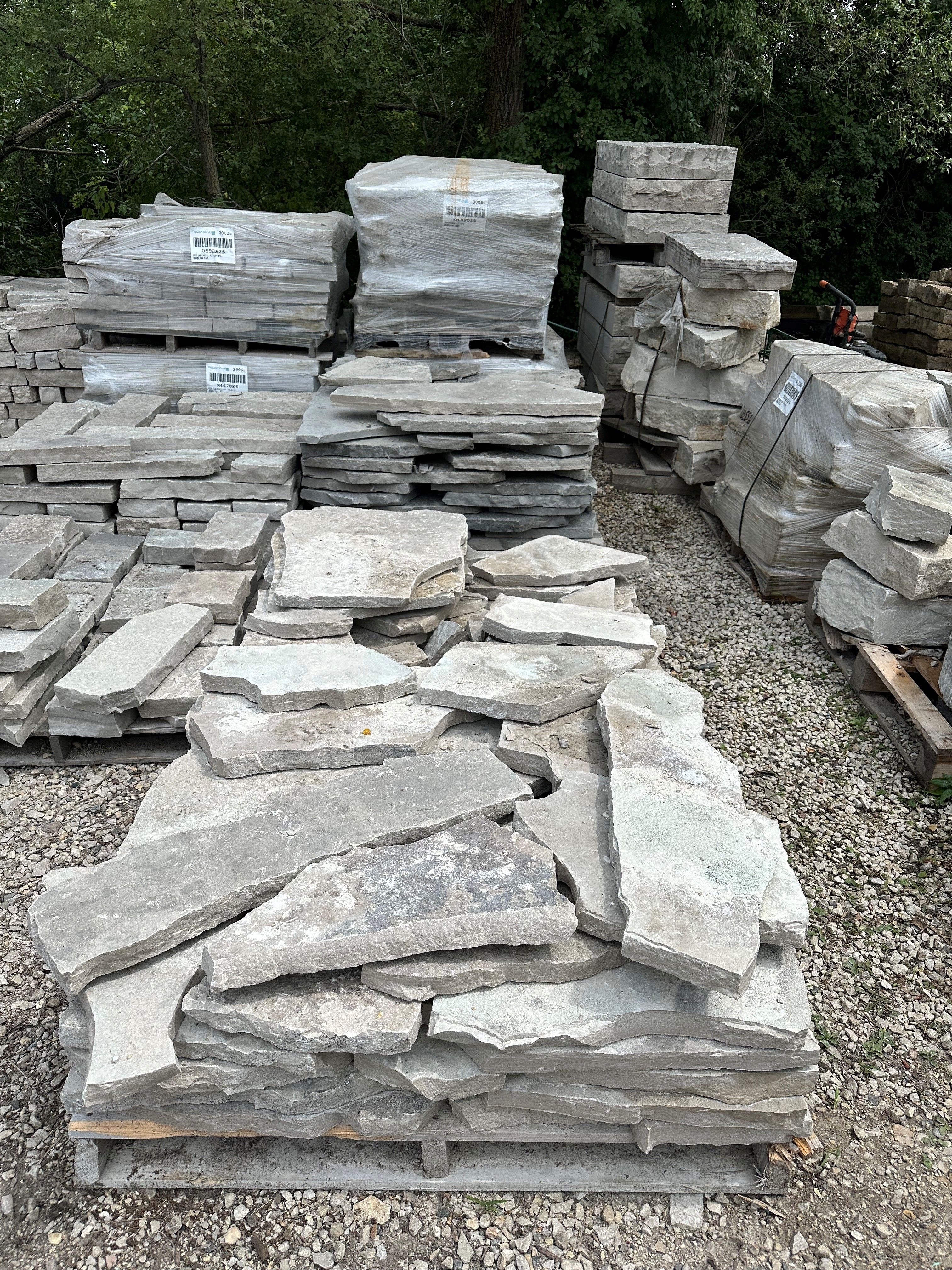 Fond du Lac Steppers — bulk natural stone at Behrens Landscape Material & Supply, Deer Park IL