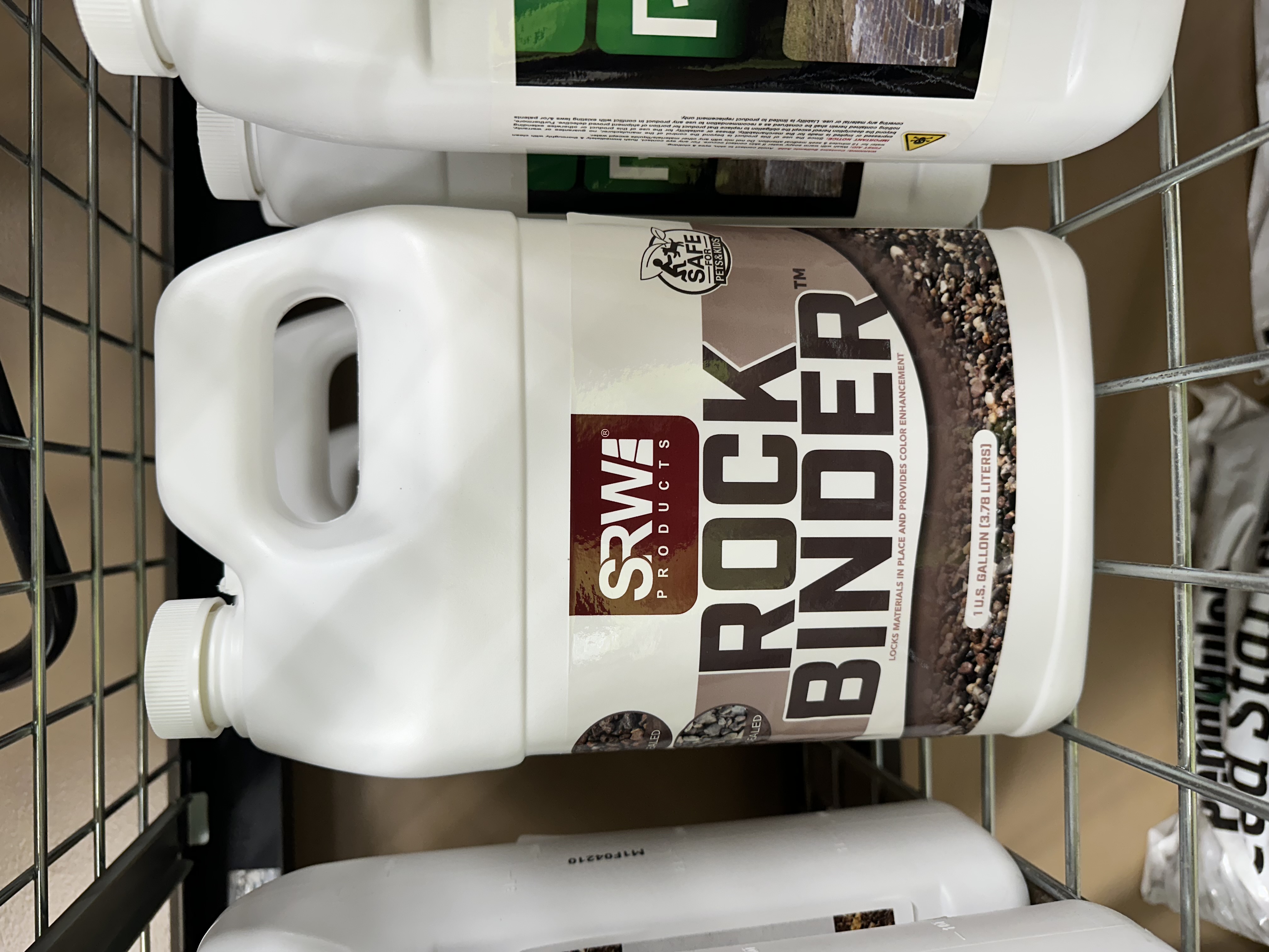 Rock Binder 1 Gallon — bulk stone & gravel at Behrens Landscape Material & Supply, Deer Park IL